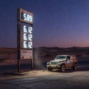 Expensive fuel offroad