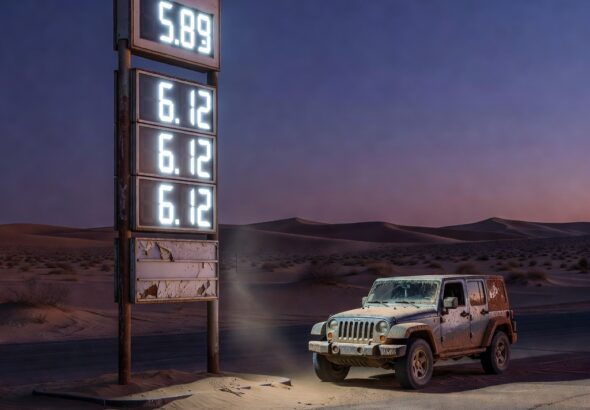 Expensive fuel offroad