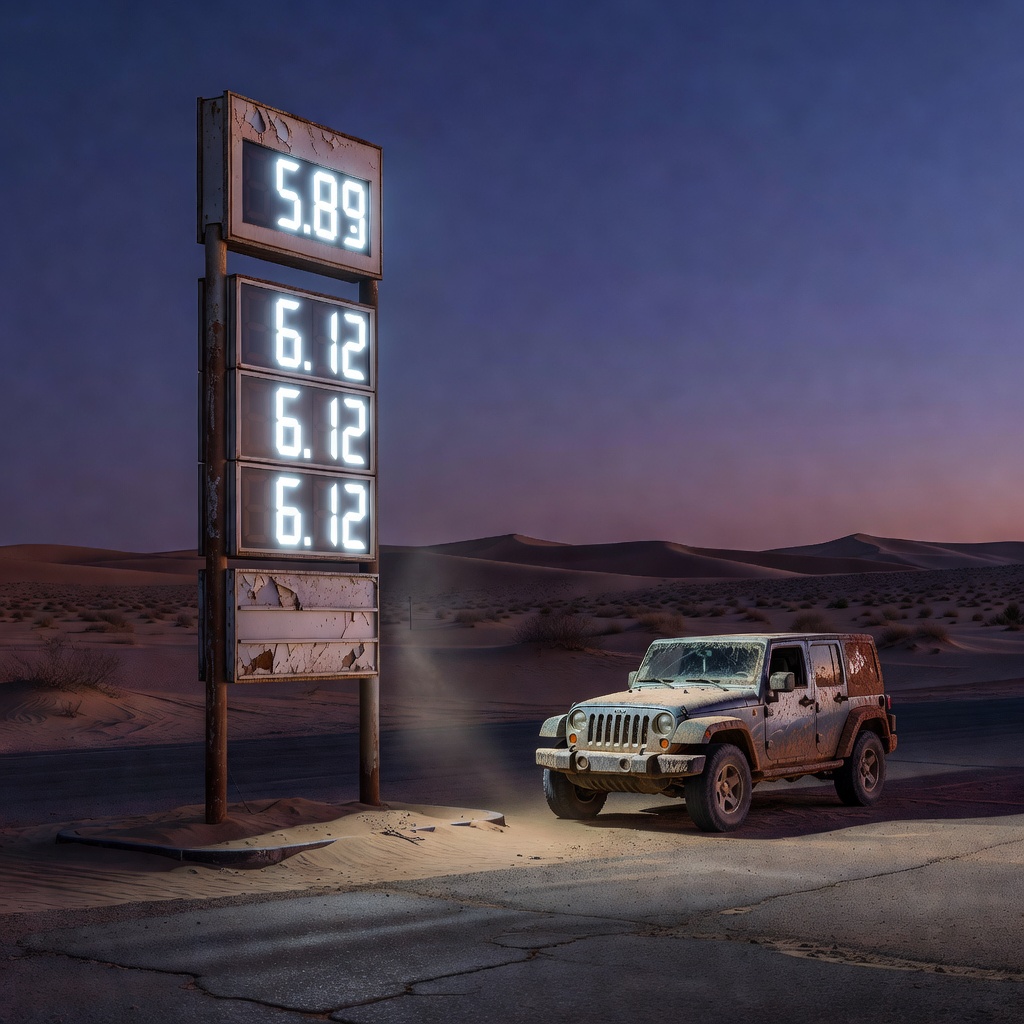 Expensive fuel offroad